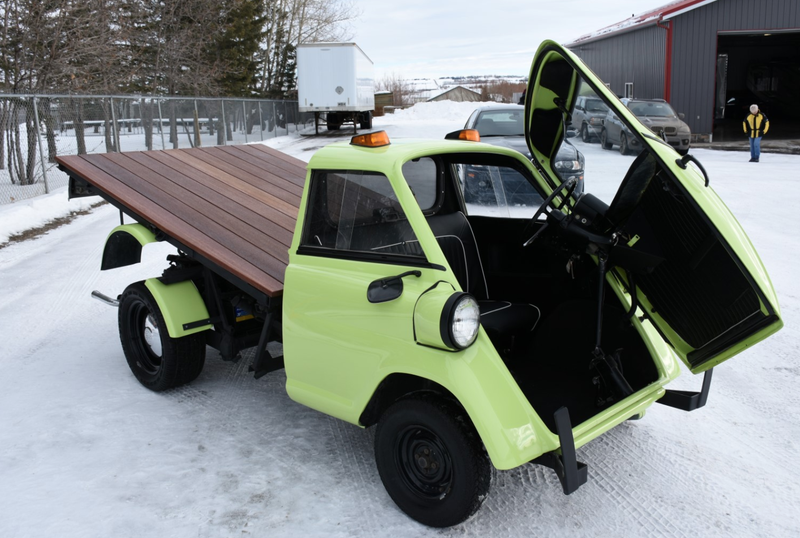 Illustration for article titled Hey, Here's Something Fantastic: A Volkswagen-Powered Isetta Truck